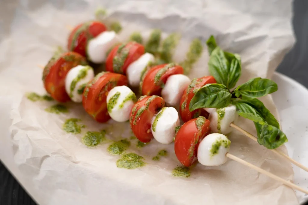 Mini Caprese Skewers