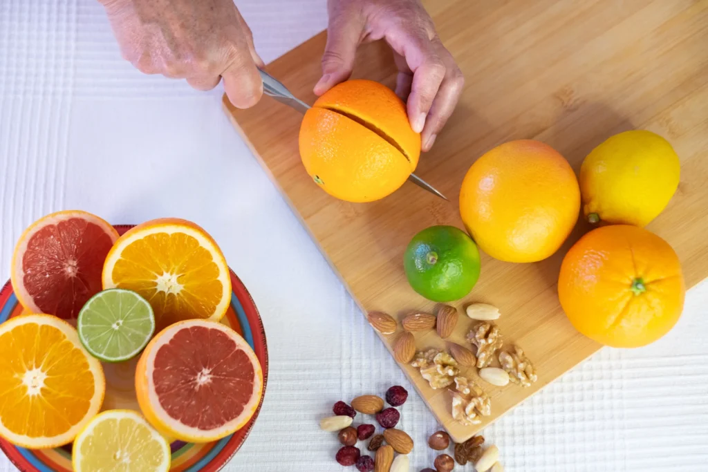 nutrient-rich fresh fruits - TCD